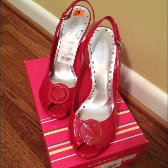 BCBG Peep Toe Heels