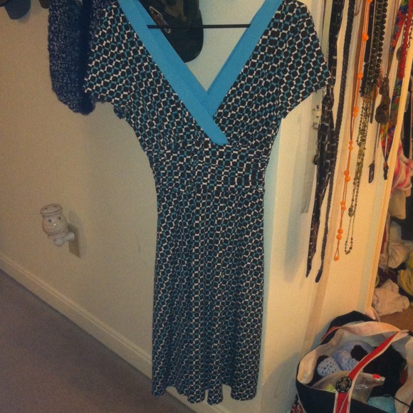 Blue/black/white dress!