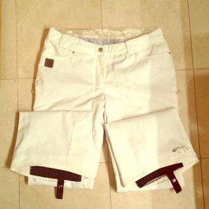 Descente Size 8 Cream Lined Ski Pants. Worn twice!