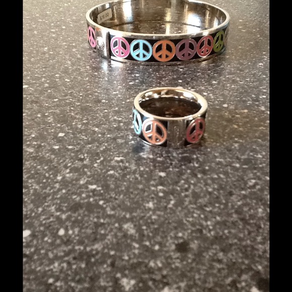 Coach ring and bracelet