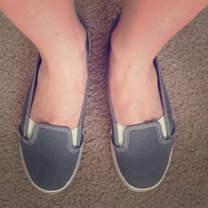 TRADED: Grey Slip-On Vans