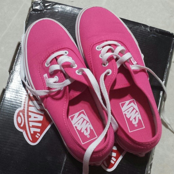pink lightning vans