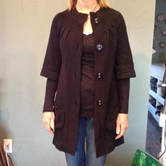 Black sweater jacket