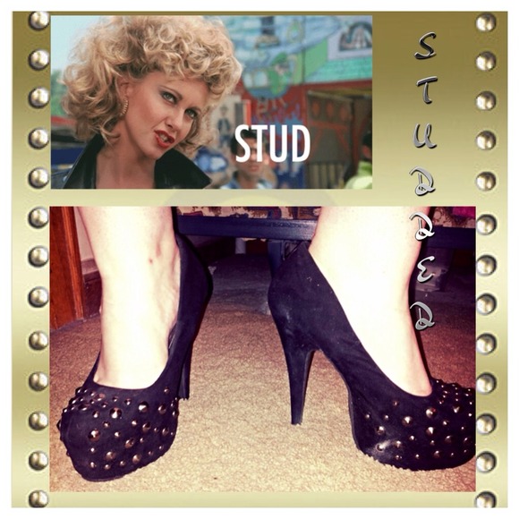 $SOLD$"Come here STUD...."studded heels - Picture 2 of 4