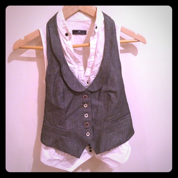 LAST CALL! Fitted top and vest set