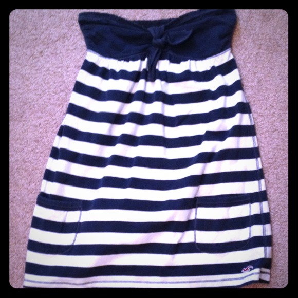 ⛔️SOLD⛔️Hollister Striped Dress/Swim Cover Up
