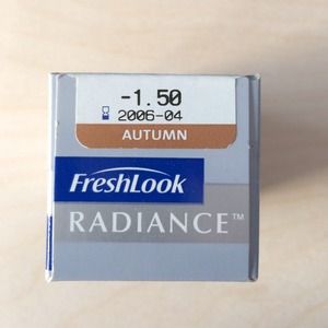 Freshlook Radiance Contacts Unopened box Pwr -1.50