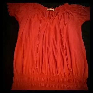 Krinkled pheasant top w/ banded bottom