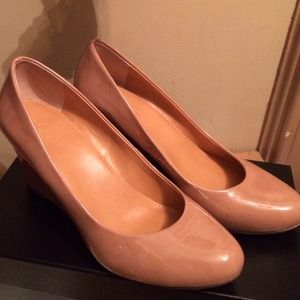 Jcrew factory size 7 Sylvia patent wedge