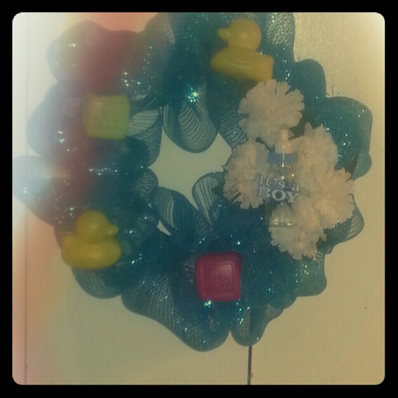 Baby  shower wreath