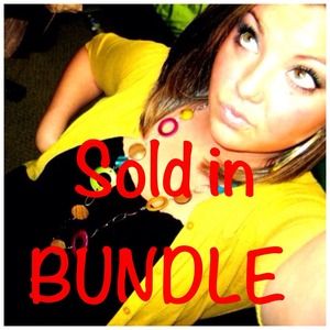 SOLD IN BUNDLE!  GOES WITH ANYTHING necklace!