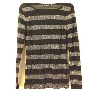 The Limited sparkle stripe top