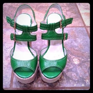 Nine West Blanca Wedge - Green