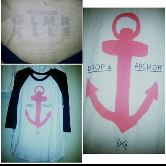**SOLD SOLD SOLD** Glamour Kills Drop & Anchor Tee