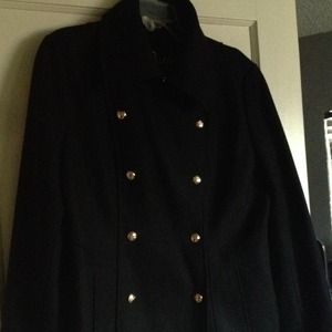 Guess pea coat - double breasted, short.