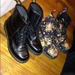 Doc martens slightly worn, great condition.