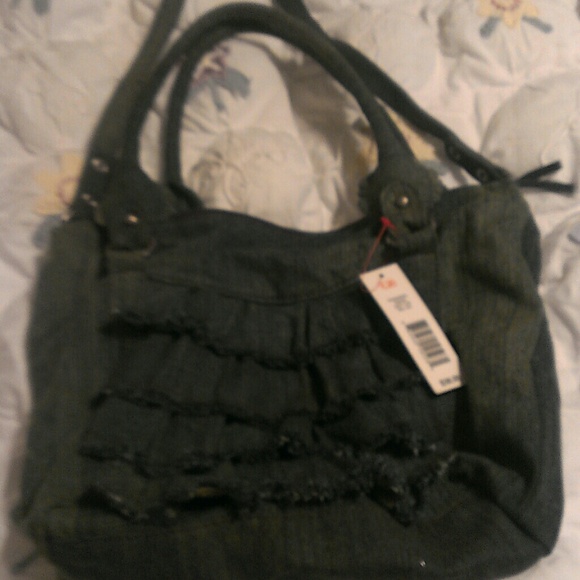 Blue jean purse