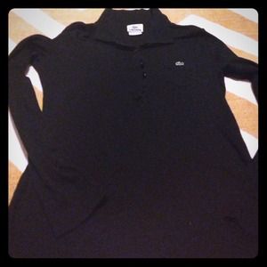 🎀Sexy button up Lacoste long sleeve shirt🎀
