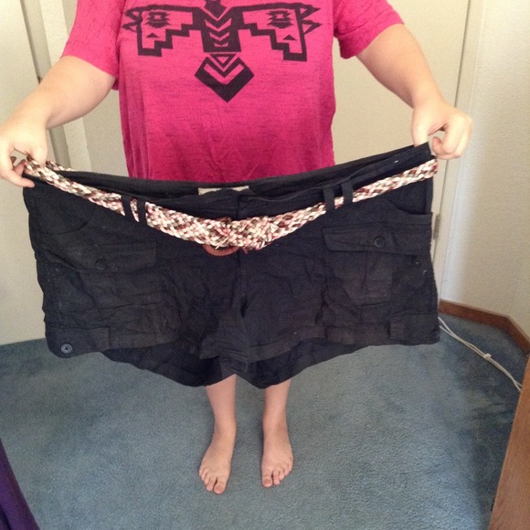 SOLD American rag black shorts