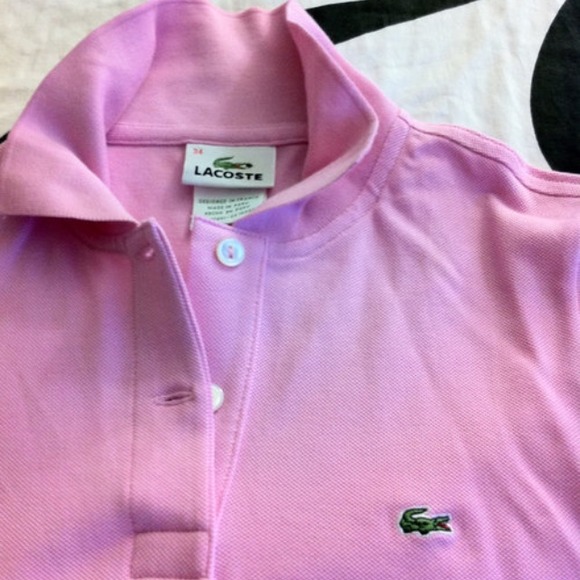Lacoste pink t-shirt