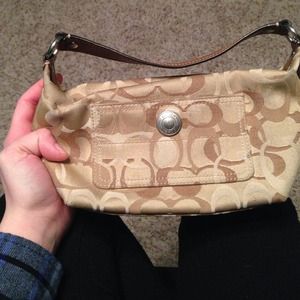 small coach handbag.