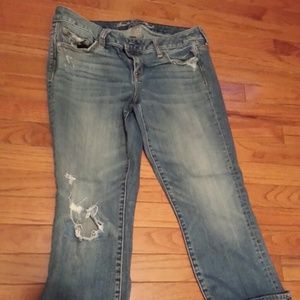 American Eagle vintage flare capri sz 10