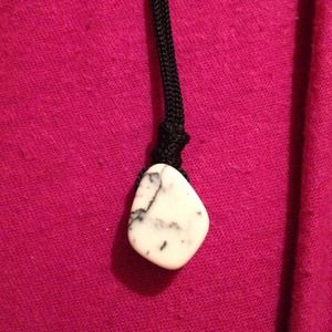 A white rock necklace