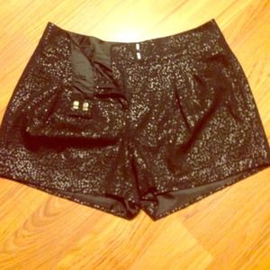 Loose Black short with sequence.