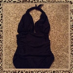 Old Navy Black One Piece Bathing Suit