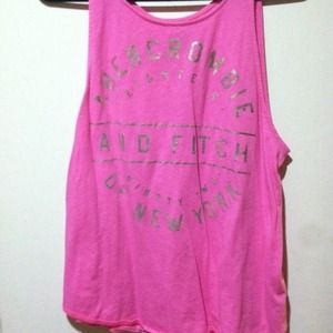 Pink Abercrombie tank