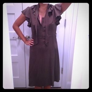 Olive green theory dress