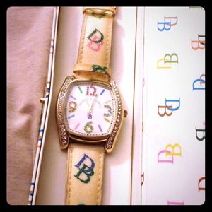 Dooney & Bourke Cream Wristwatch