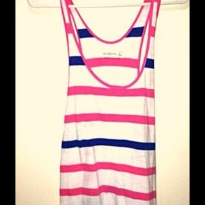pink and blue tank