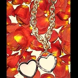 Heart shaped locket bracelet