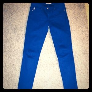 Royal blue skinny jean