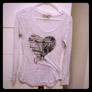 Guess tissue long sleeve tshirt