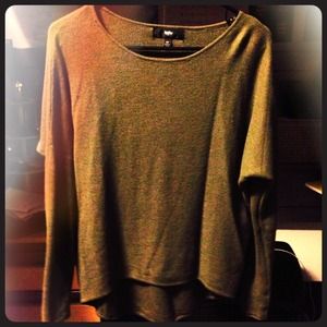Army green sweater