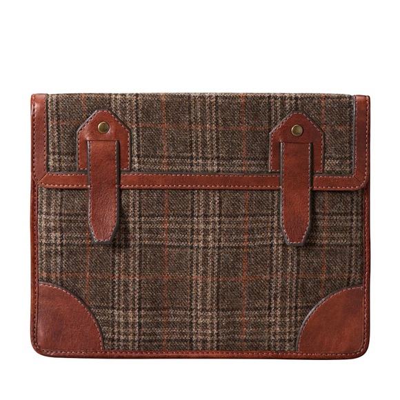 ⛔Sold⛔Fossil Plaid Lineage Tablet Sleeve NWT