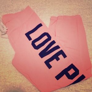 VS  Pink capris sweats & Lauren Conrad tank top!