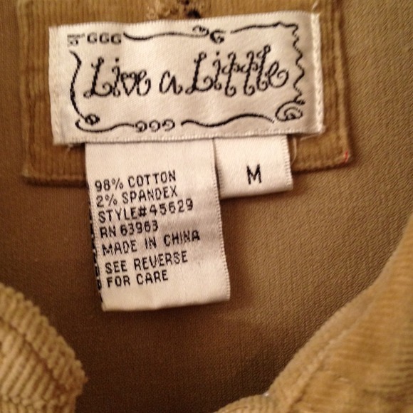 Tan corduroy blazer - Picture 2 of 2