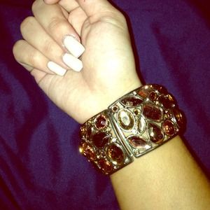 Gem studded bracelet