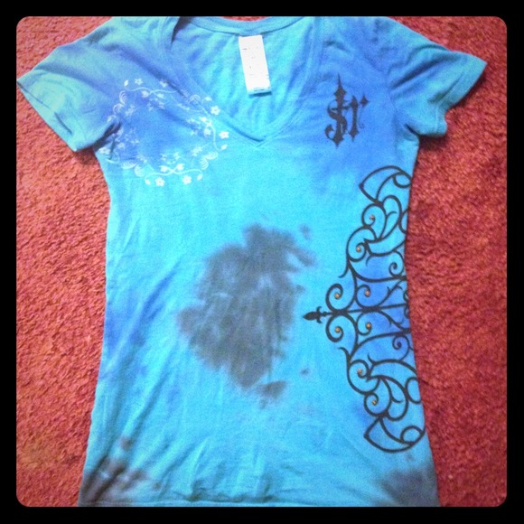 Sugar & rocks tee top shirt