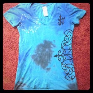 Sugar & rocks tee top shirt