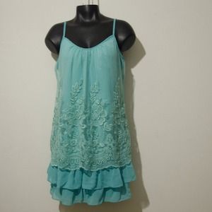 🎀 Trade 🎀 Teal short fun dress