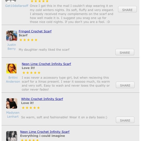 🌟Handmade scarf - Picture 3 of 4