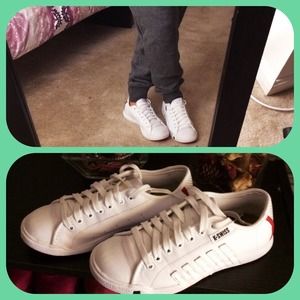 White K-Swiss sneakers