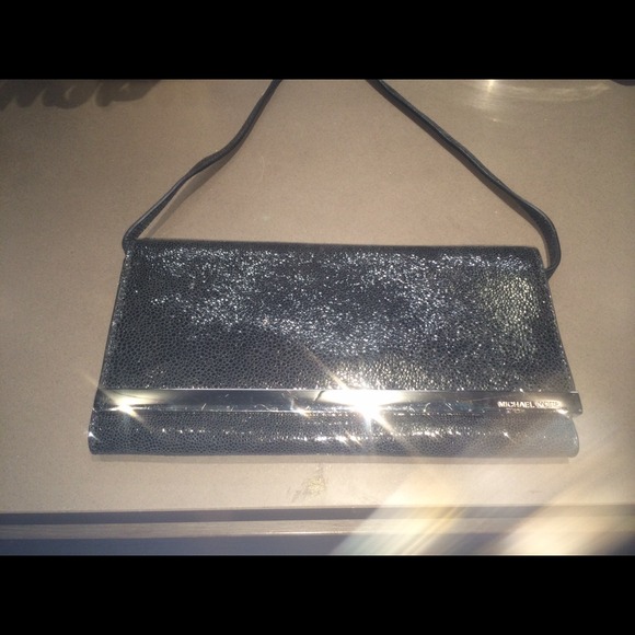 Michael Kors black clutch