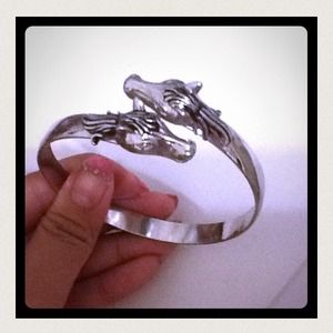 Silver-Horse Heads Bracelet (ON HOLD)