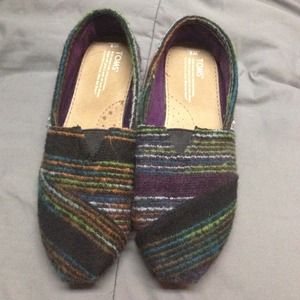 TOMS multi color wool