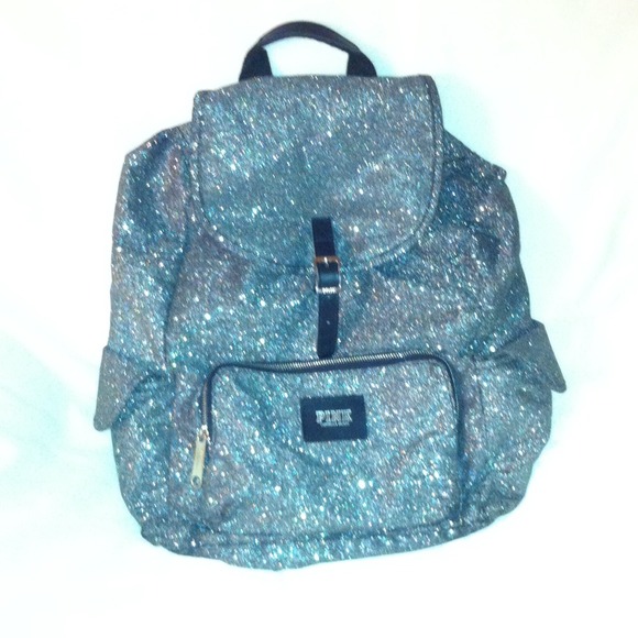 victoria secret glitter backpack